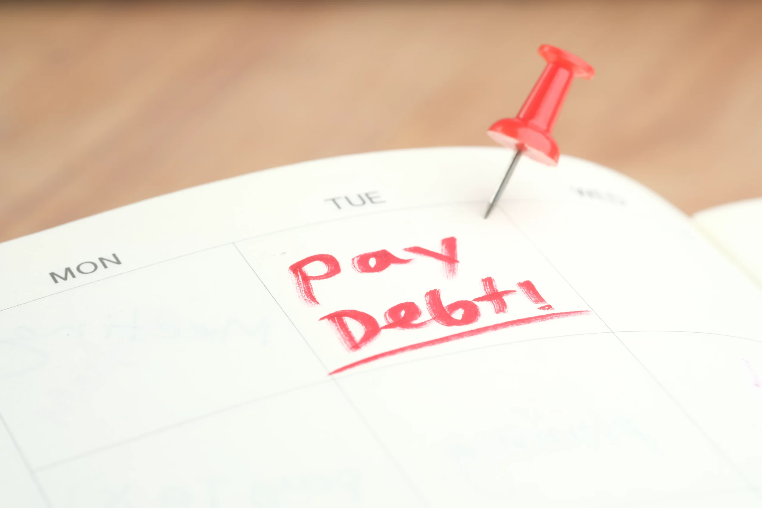 Pay debt reminder for Klarna and Afterpay debt and bankruptcy in Tennessee